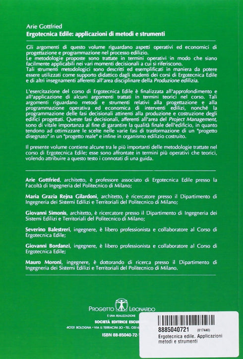 GOTTFRIED - Ergotecnica edile. Applicazioni di metodi e strumenti